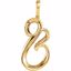 80649:68731:P 10kt Yellow Freeform Pendant