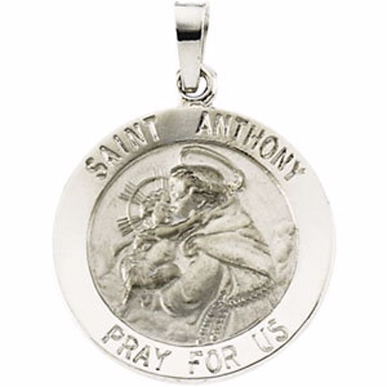 R5037:129635:P Sterling Silver 18mm St. Anthony Medal