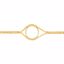 CH111:120225:P 14kt Yellow Eagle Coin 7" Bracelet Mounting