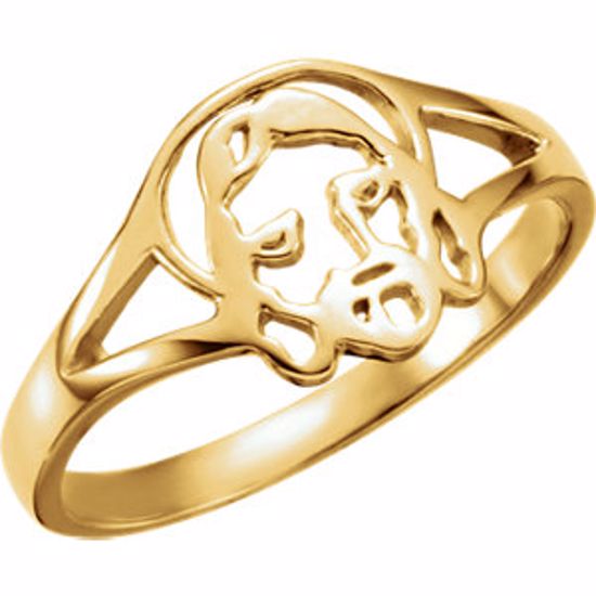 R16615:141271:P Face of Jesus Ring