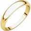 HRT5:146279:P 18kt Yellow 4mm Half Round Tapered Band