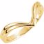 50016:145859:P 10kt Yellow V-Shape Fashion Ring