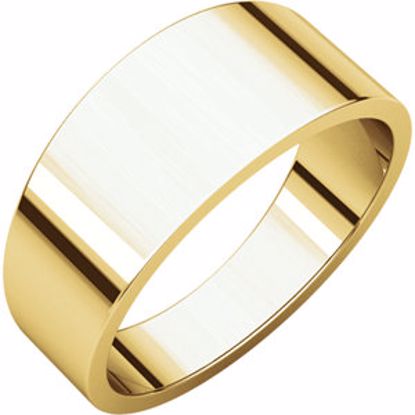 FT5:146752:P 10kt Yellow 8mm Flat Tapered Band