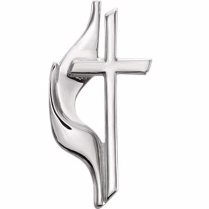 R16736:167435:P Methodist Cross Lapel Pin