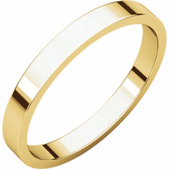 F9:184556:P 10kt Yellow 2.5mm Flat Band