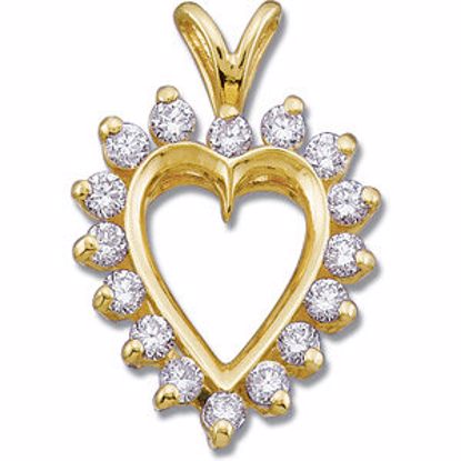 60745:209327:P Diamond Heart Pendant