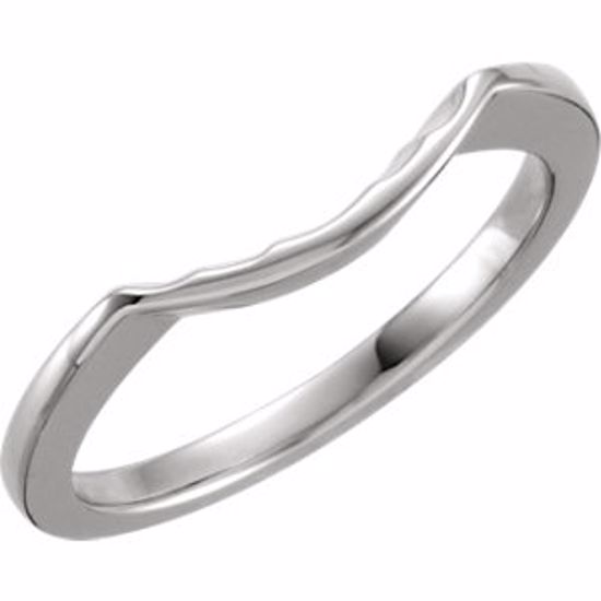 12649:215149:P Band for 4.1mm Round Engagement Ring