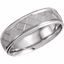 50154:222340:P Platinum 7mm Plat Comfort Fit Design Band Size 8.5