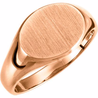 5545:224325:P 5545 9x11mm Solid Oval Signet Ring