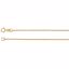CH519:242104:P 14kt Yellow 1mm Twisted Wheat 16" Chain
