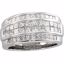61238:246245:P 14kt White 2 CTW Diamond Invisible Set Ring Size 5
