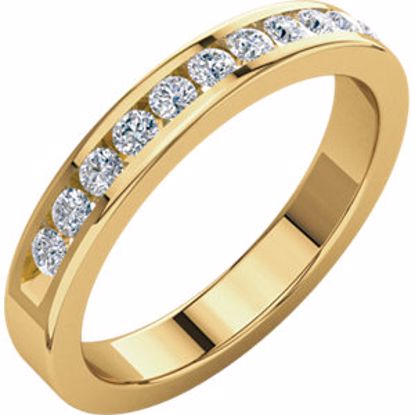 62856:277696:P 14kt Yellow 1/3 CTW Diamond Anniversary Band Size 8