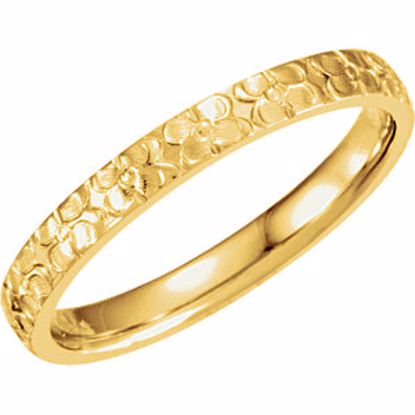 50427:278537:P 14kt Yellow Band Size 8