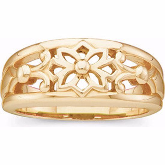 50441:294794:P 18kt Yellow Fashion Band