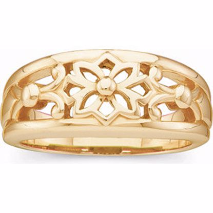 50441:294791:P 14kt Yellow Fashion Band