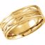 50566:100067:P Grooved Milgrain 6mm Bands