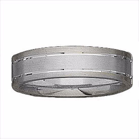 50579:179556:P 14kt White 6mm Comfort Fit Band Size 10
