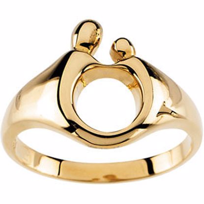 50575:100100:P 14kt Yellow Mother and Child® Ring