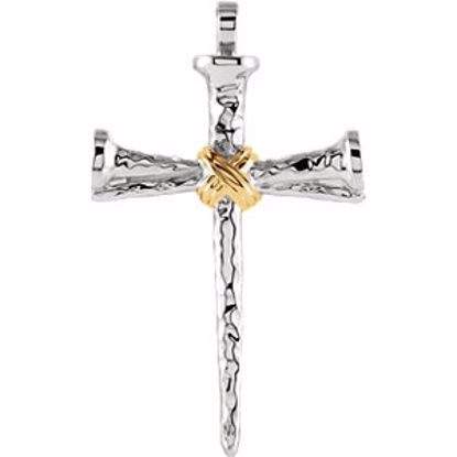 R41227:100005:P Nail Cross Pendant