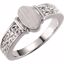 50491:100000:P 14kt Yellow Ladies' Signet Ring