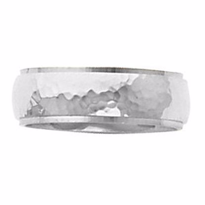 50585:266441:P 14kt White 6mm Inside Round Band Size 10