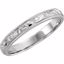 50071:180870:P 14kt White 3mm Hand-Engraved Band Size 5.75