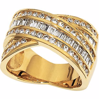 63891:60186:P 14kt Yellow 1 3/4 CTW Diamond Anniversary Band