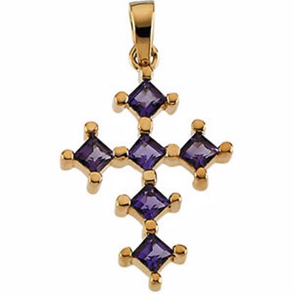 R41233A:100126:P Cross Pendant