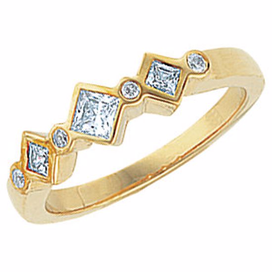 64145:20712:P 14kt Yellow 1/2 CTW Diamond Anniversary Band