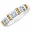64144:20711:P 14kt White & Yellow 3/4 CTW Diamond Anniversary Band 