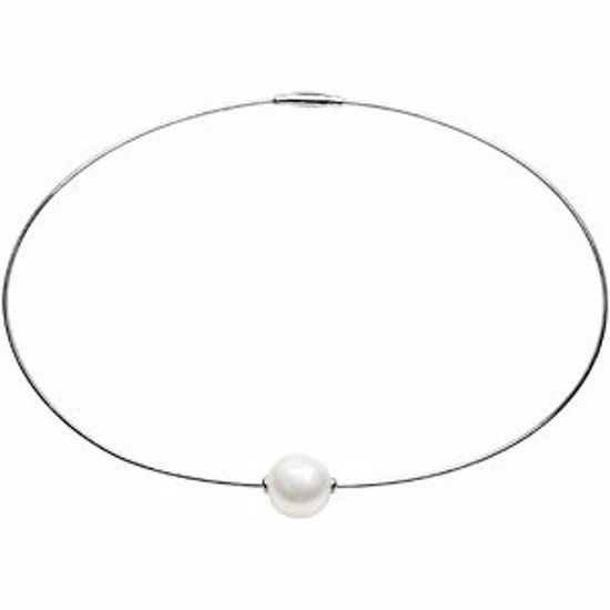 64376:289681:P  South Sea  Cultured Pearl Slide Necklace