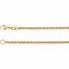 CH750:10005:P 18kt Yellow 2.5mm Rolo 16" Chain