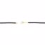CH756:10017:P Black Braided Leather Cord 3mm 
