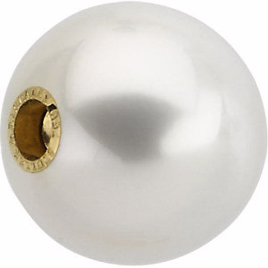 64583:289631:P 18kt Yellow 12mm South Sea Cultured Pearl Swap