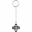 R16884KIT:165105:P Sterling Silver 30x29mm Four-Way Medal Key Chain