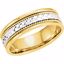 50636:40035:P 14kt White & Yellow 6.75mm Hand Woven Band Size 12
