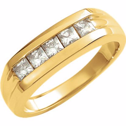 64791:100100:P 14kt Yellow Forever Classic™ Five-Stone Ring