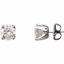 64847:100200:P Charles & Colvard Moissanite® Solstice Solitaire® Stud Earrings
