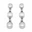 61435:2522120:P Cubic Zirconia  3-Stone Earrings
