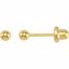 21505:2315250:P Ball Inverness Piercing Earrings