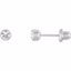 21521:2315290:P Crystal Inverness Piercing Bezel Earrings