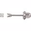 21522:231540:P Stainless Steel 2mm Round Piercing Earrings