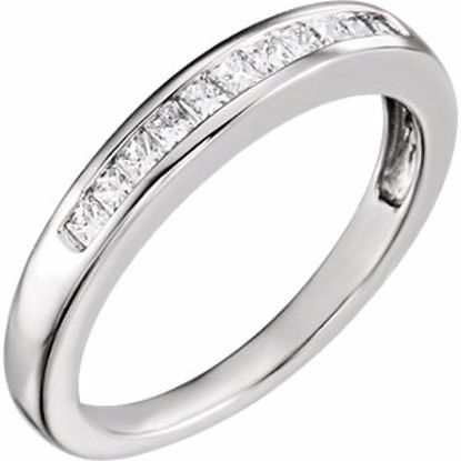 64760:60003:P Platinum 1/2 CTW Diamond Band 