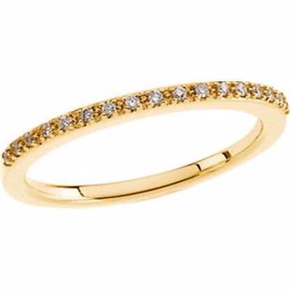 64648:100300:P 14kt Yellow 1/10 CTW Diamond Band