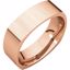 SQR7:254153:P 14kt Rose 6mm Square Comfort Fit Band