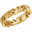 50539:100009:P 14kt Yellow 4.5mm Band Size 6