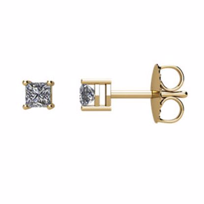 62866:2797110:P 14kt Yellow 1/4 CTW Diamond Earrings