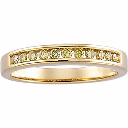 64770:60001:P 14kt Yellow 1/4 CTW Diamond Anniversary Band