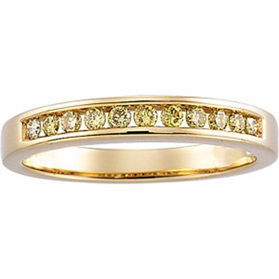 64770:60001:P 14kt Yellow 1/4 CTW Diamond Anniversary Band