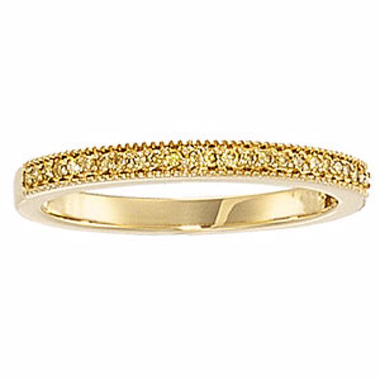 64768:60001:P 14kt Yellow 1/8 CTW Yellow Diamond Anniversary Band